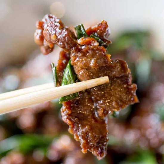 Easy Mongolian Beef