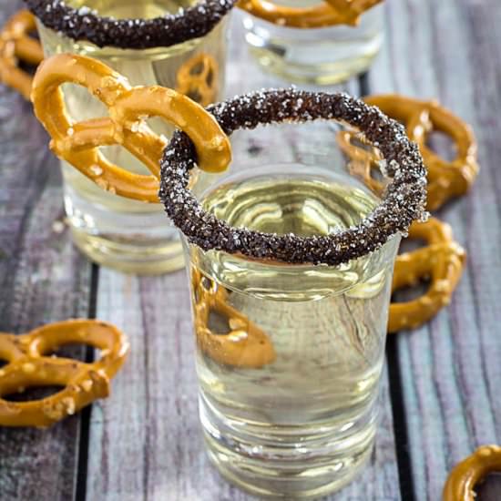 Chocolate Covered Pretzel Shot