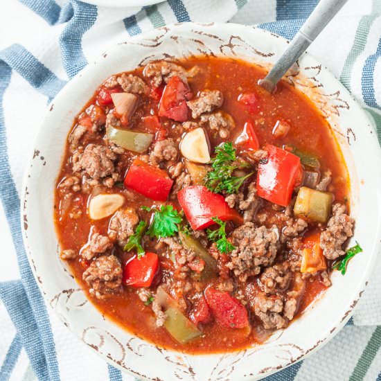 stuffed pepper soup