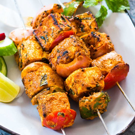 Tandoori Paneer Tikka in the Oven