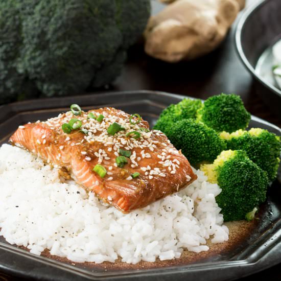 Baked Sesame Salmon