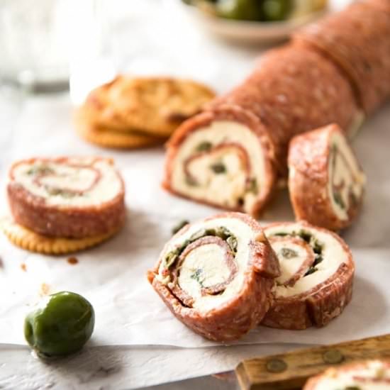 SALAMI CREAM CHEESE ROLL