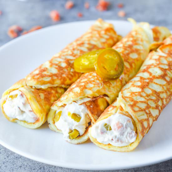 Low Carb Jalapeno Crepes