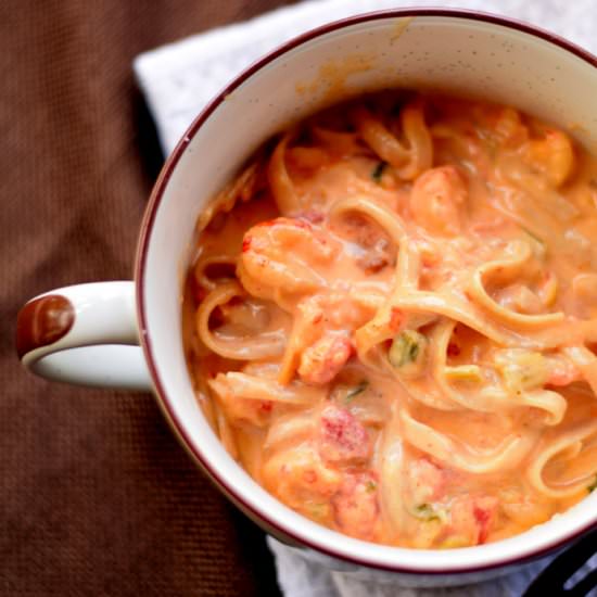 crawfish fettuccine