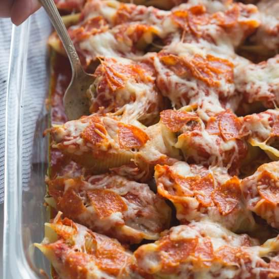 Pizza Stuffed Shells