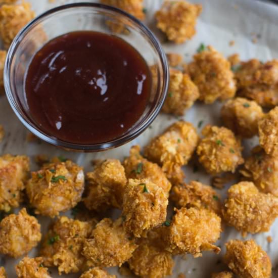 Baked Popcorn Chicken