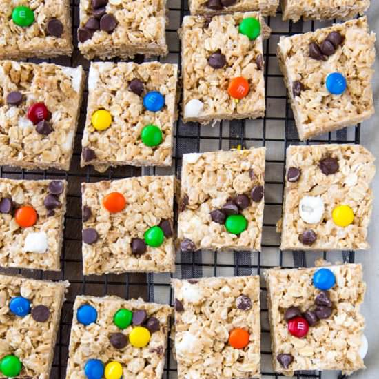 No Bake Monster Bars