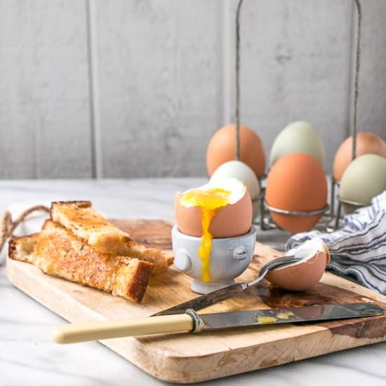 Soft Boiled Eggs with Soldiers