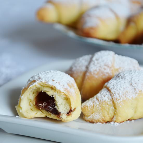 Jam Filled Crescents