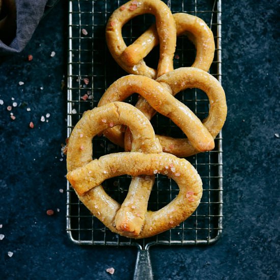 Soft Paleo Pretzels