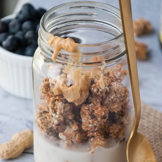 Peanut Butter Granola with Chia