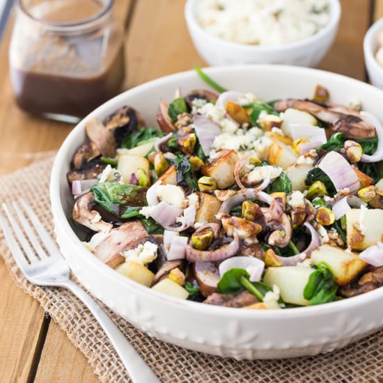 Wilted Spinach Salad