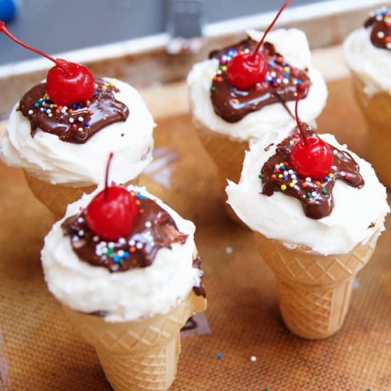 Ice Cream Cupcake Cones