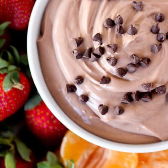 Healthy Chocolate Fruit Dip