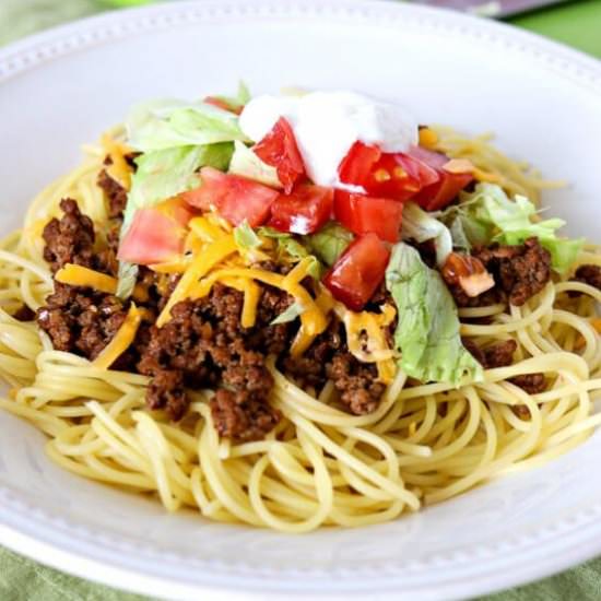 Taco Spaghetti