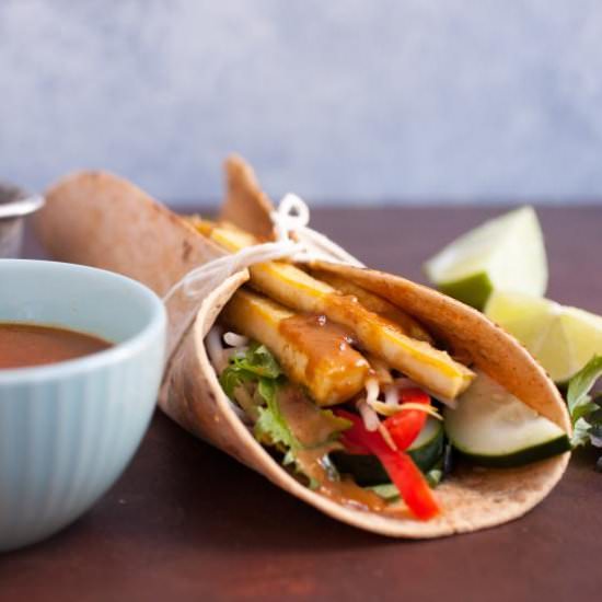 Crispy Tofu Wraps