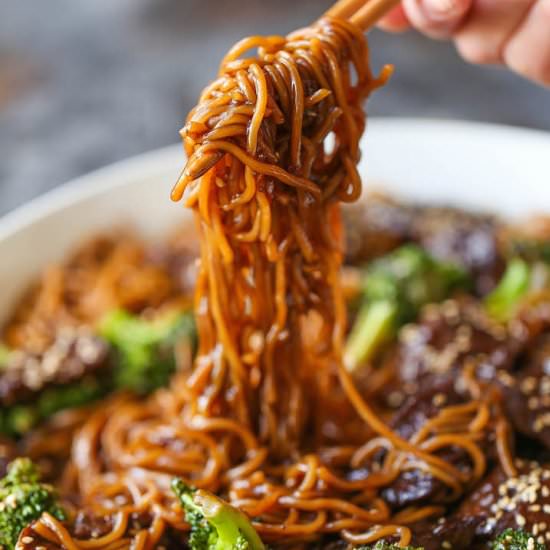 Beef and Broccoli Ramen Stir Fry
