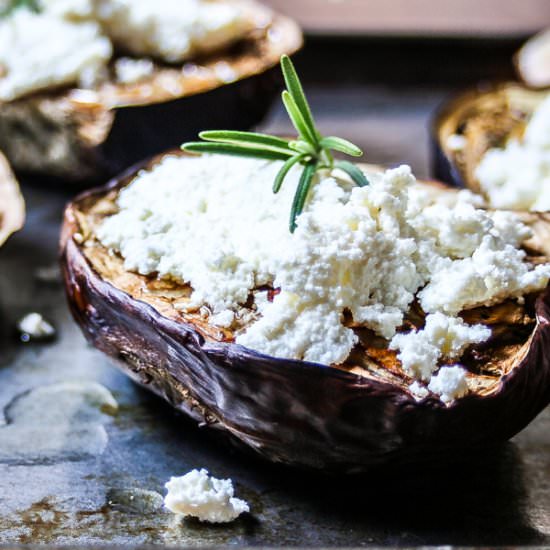 Baked Eggplant Boats