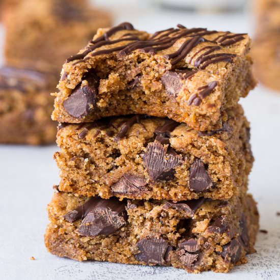 Chewy Chocolate Chip Blondies