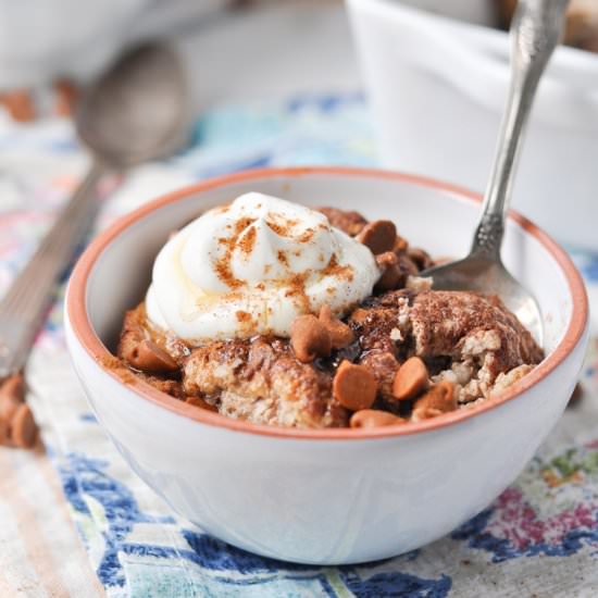 Healthy Snickerdoodle Baked Oatmeal