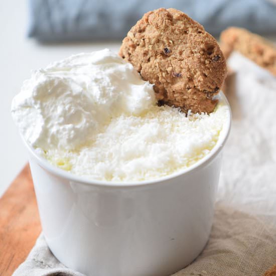 Fluffy Dairy Free Coconut Pudding
