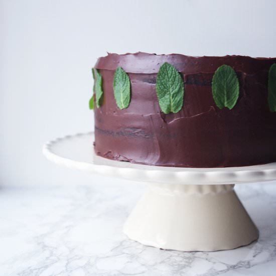 After Eight Chocolate Mint Cake