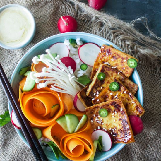 Sticky Soy Bahn Mi Bowls