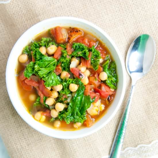 Kale and Chickpea Stew