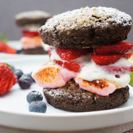Chocolate Strawberry Shortcake