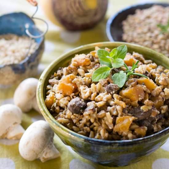 Vegan Instant Pot Lentils and Rice