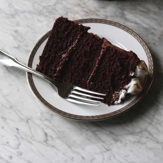 Chocolate Malt Layer Cake