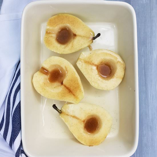 Funky Baked Pears