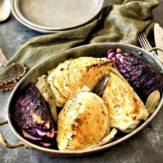 Butter Roasted Cabbage