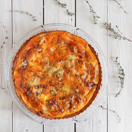 Pear and Blue Cheese Tart