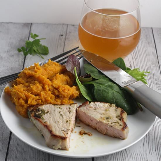 Easy Cilantro Lime Pork Chops