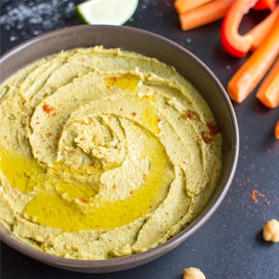 Avocado Hummus –  Ready in 10 mins