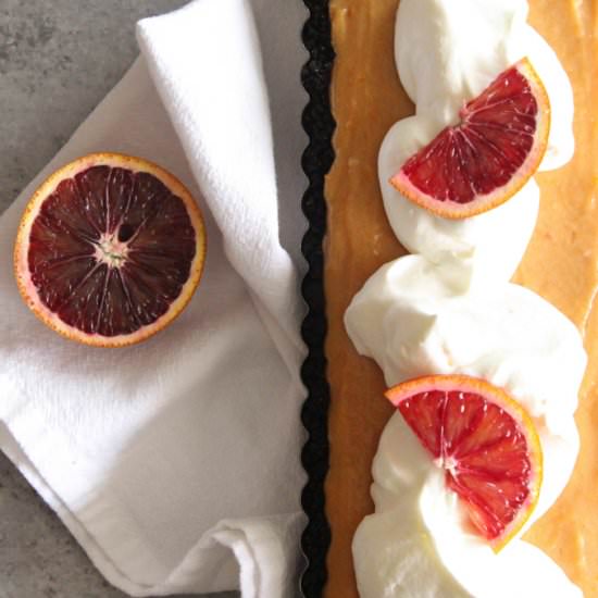 Blood Orange Curd Tart