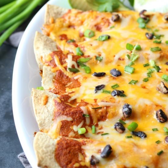 Black Bean Enchilada (Vegetarian)