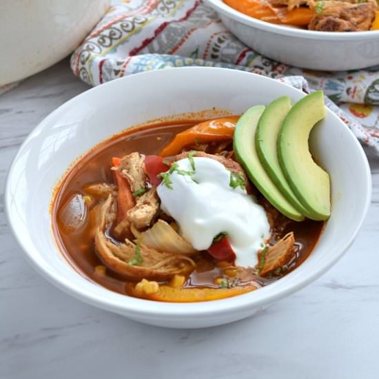Chicken Fajita Soup