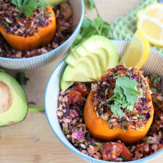 Vegan Stuffed Bell Peppers