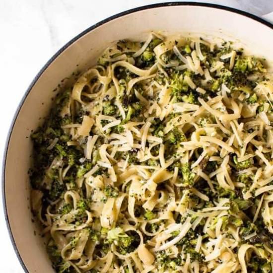 Roasted Broccoli Alfredo