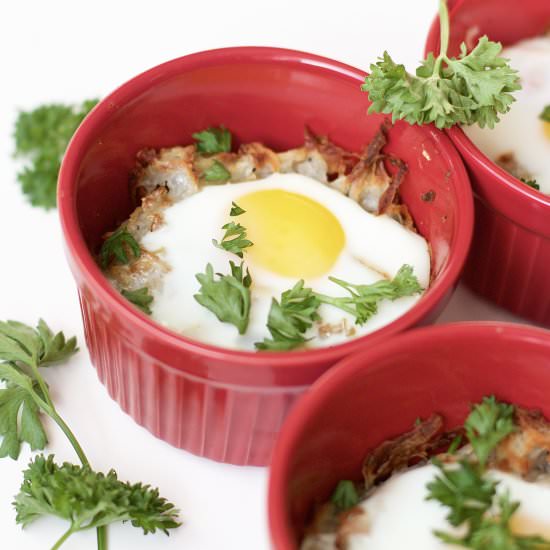 Oven Baked Hash Brown Egg Cups