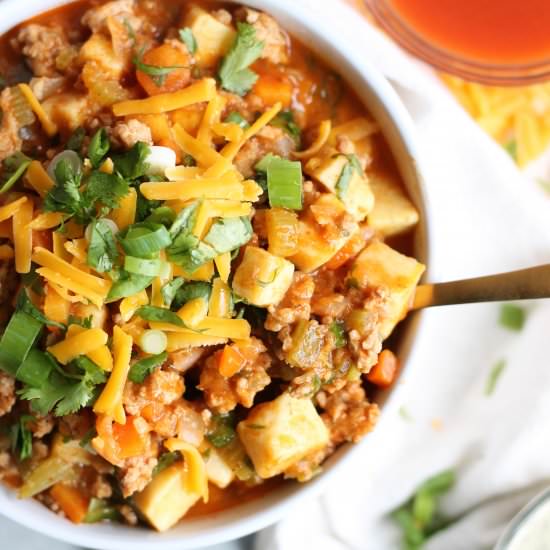 Buffalo Chicken Chili