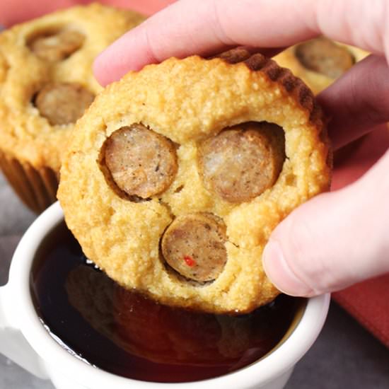 Paleo Sausage Pancake Muffins