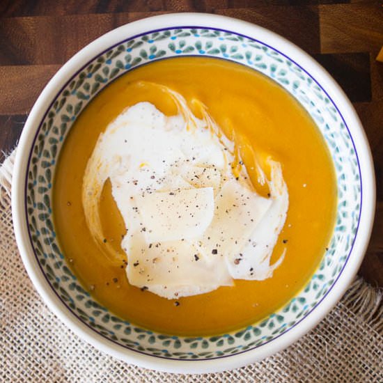 Crockpot Butternut Squash Soup
