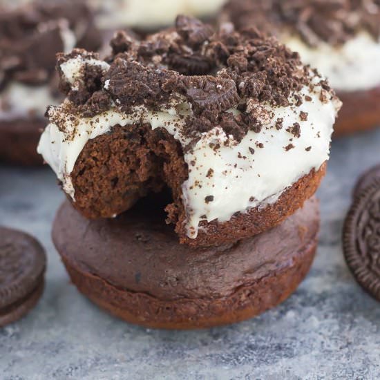 Baked Oreo Donuts