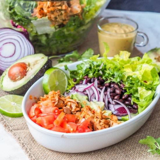 Southwest Shredded Jackfruit Salad