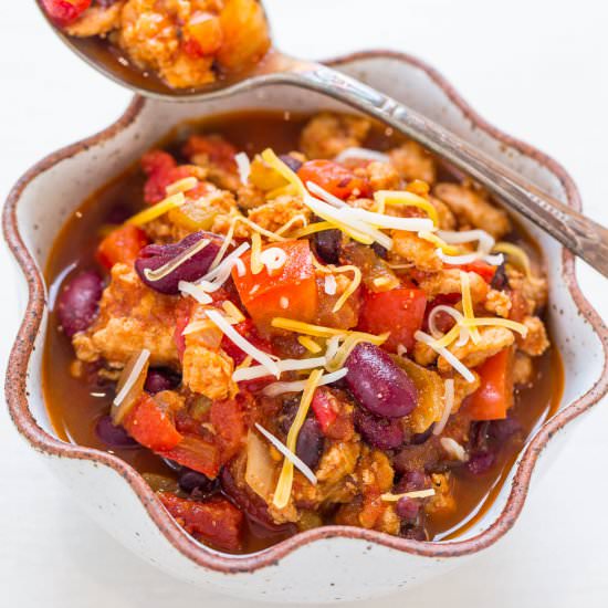 Easy 30-Minute Turkey Chili