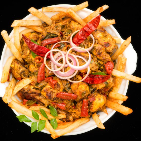 Simple Chicken Roast Kerala Style