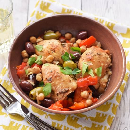 Slow Cooker Chicken with Olives